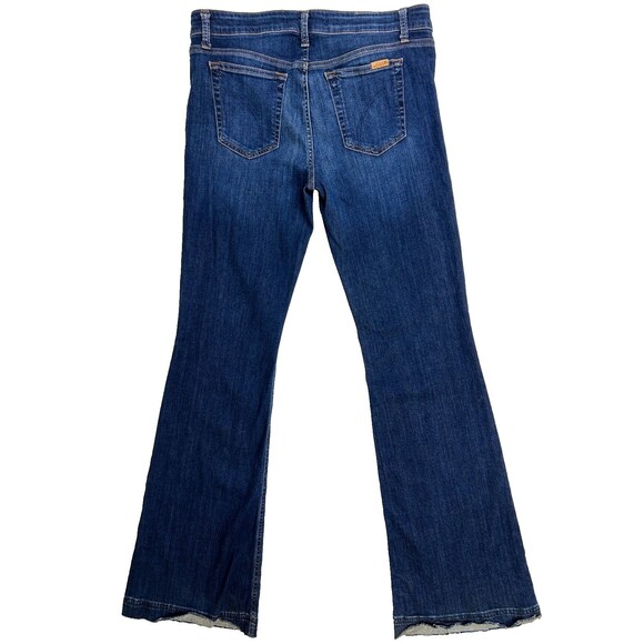 Joe's Jeans The Icon Mid Rise Flare Jeans Sophia Medium Blue Denim Y2K sz 32 - Picture 3 of 12